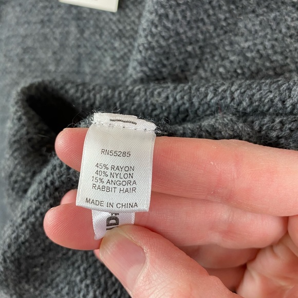 Express Charcoal Grey Slouchy Sweater - Picture 7 of 9